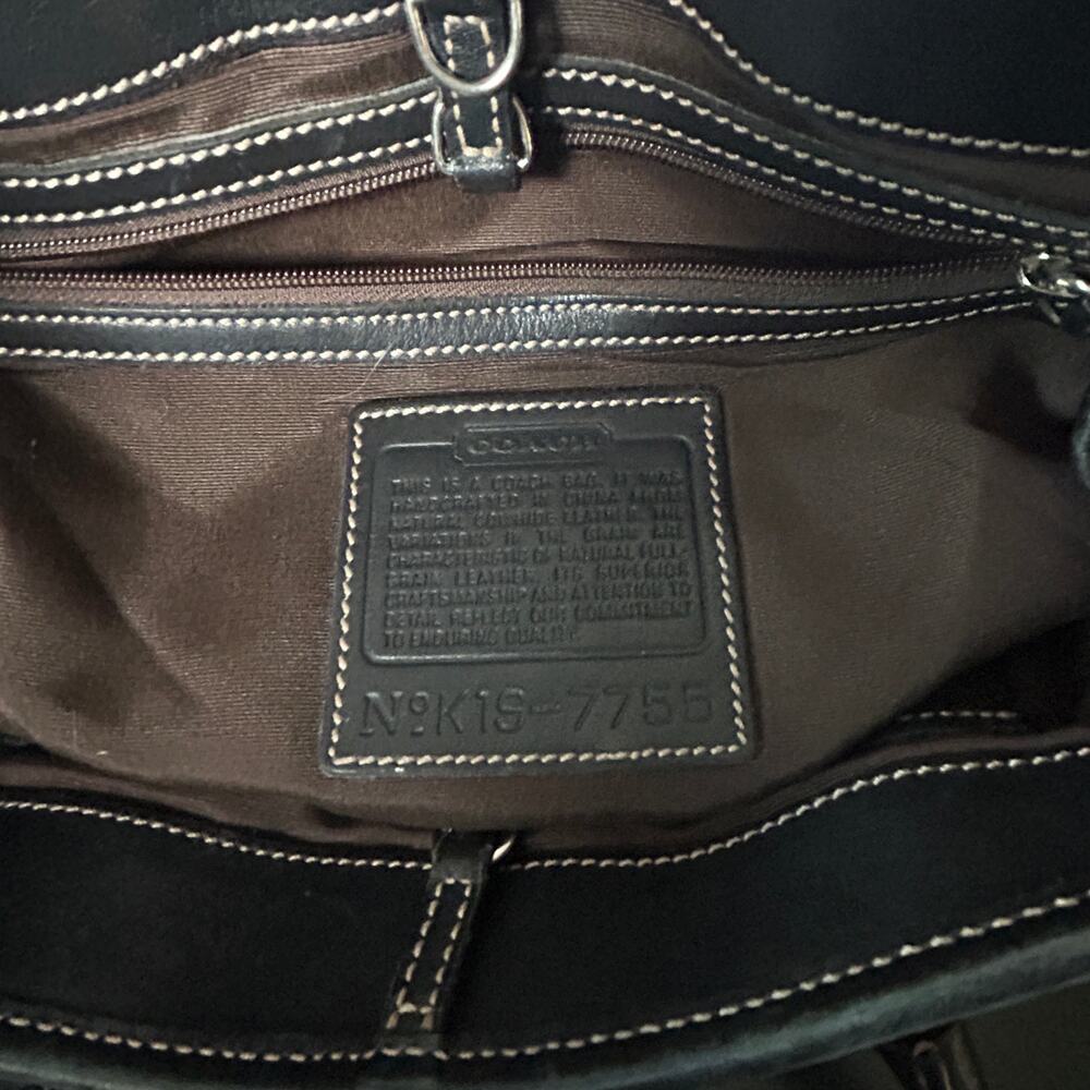 Coach Vintage Hamptons Leather Satchel Handbag (Style #7755) - Picture 8 of 8